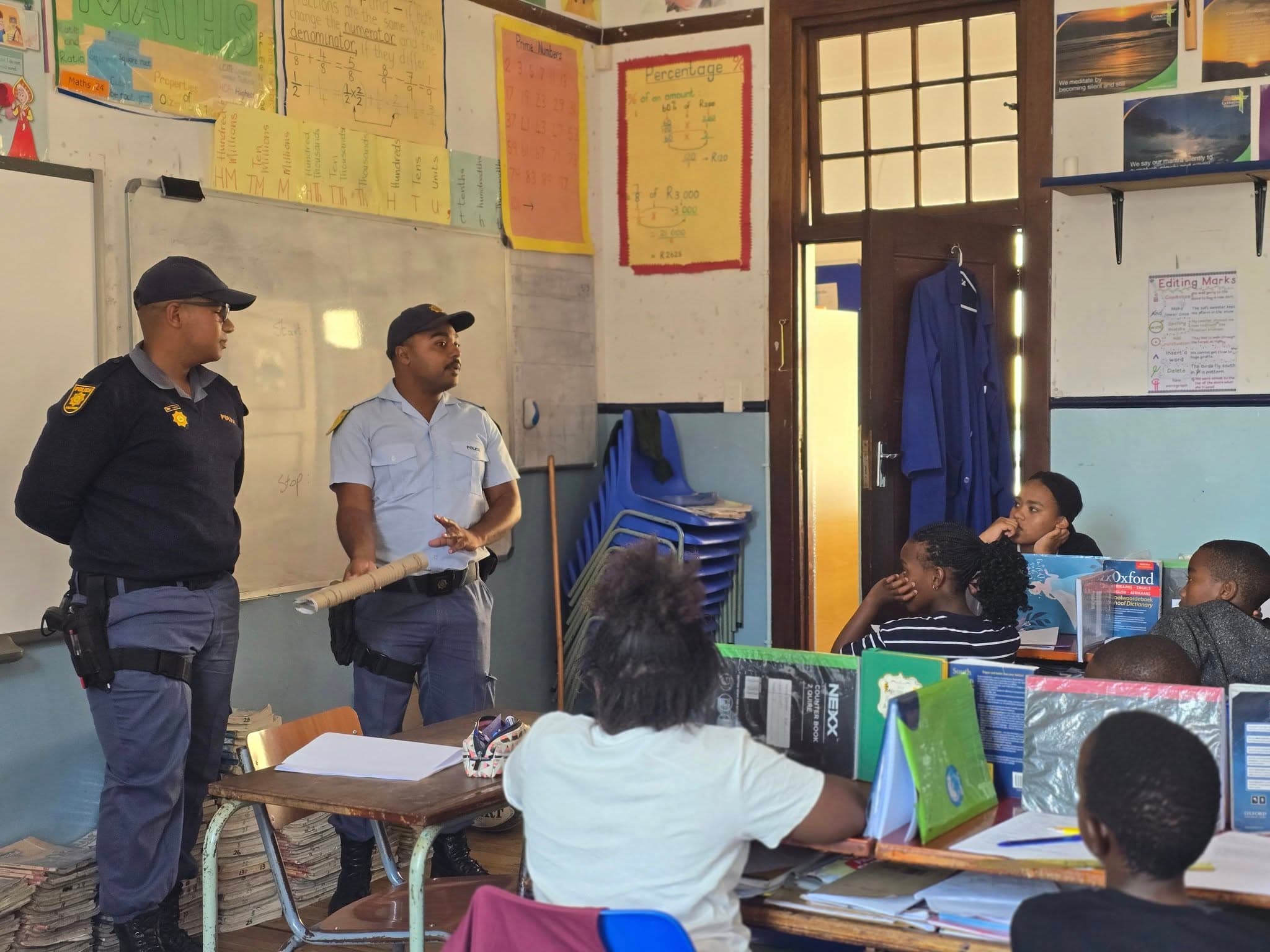 Students in a classroom